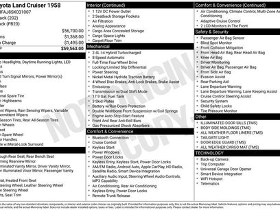 Used 2025 Toyota Land Cruiser 1958