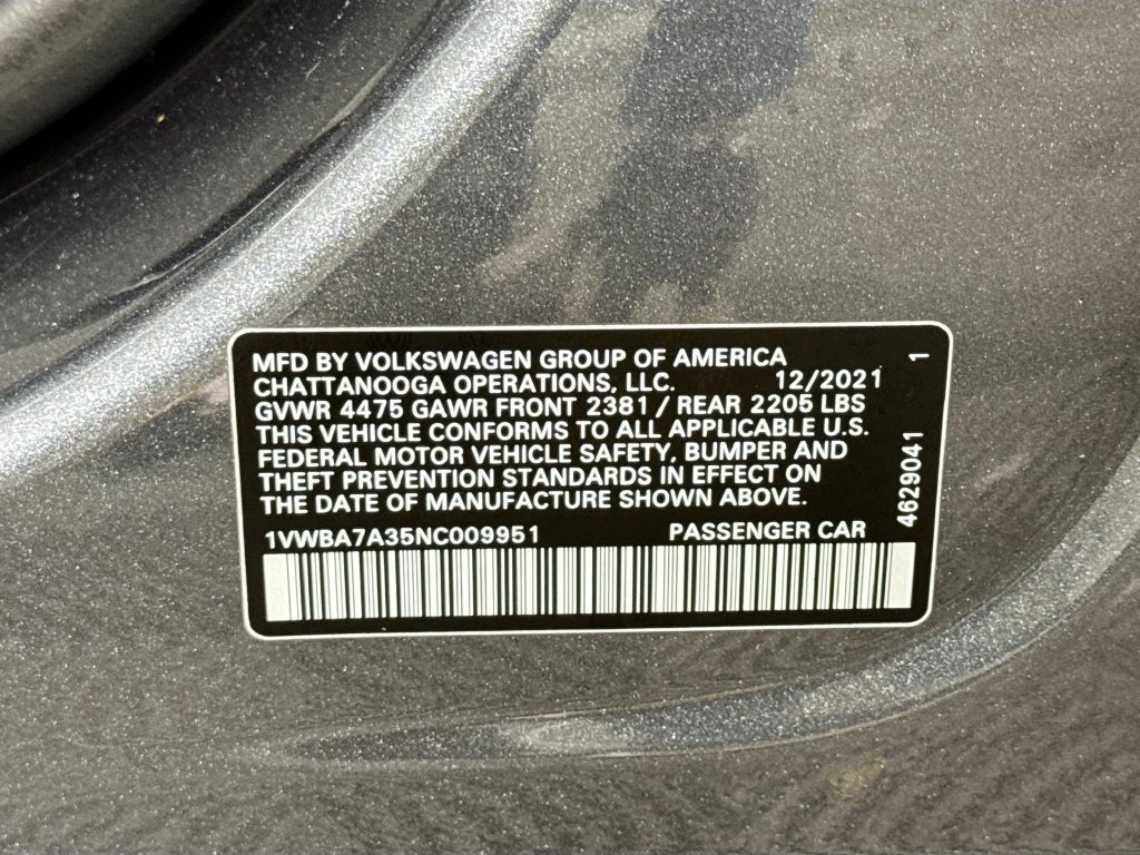 Used 2022 Volkswagen Passat 2.0T FWD image 43