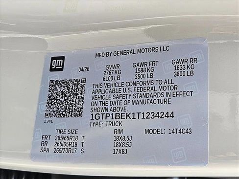New 2026 GMC Canyon Elevation w/ Convenience Package RWD image 18