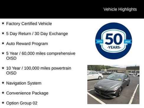 Used 2024 Hyundai Elantra SEL w/ Convenience Package FWD image 5