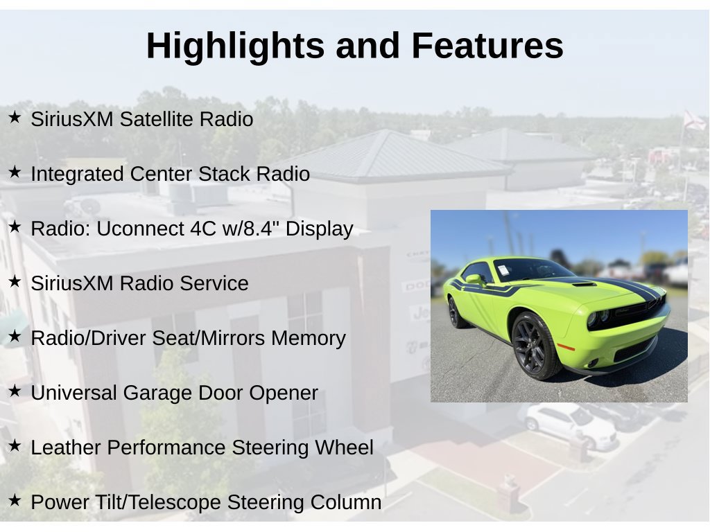 Used 2023 Dodge Challenger SXT w/ Plus Package RWD image 11