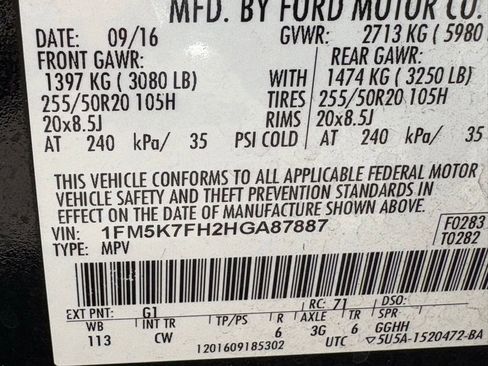 Used 2017 Ford Explorer Limited w/ Equipment Group 301A FWD image 19