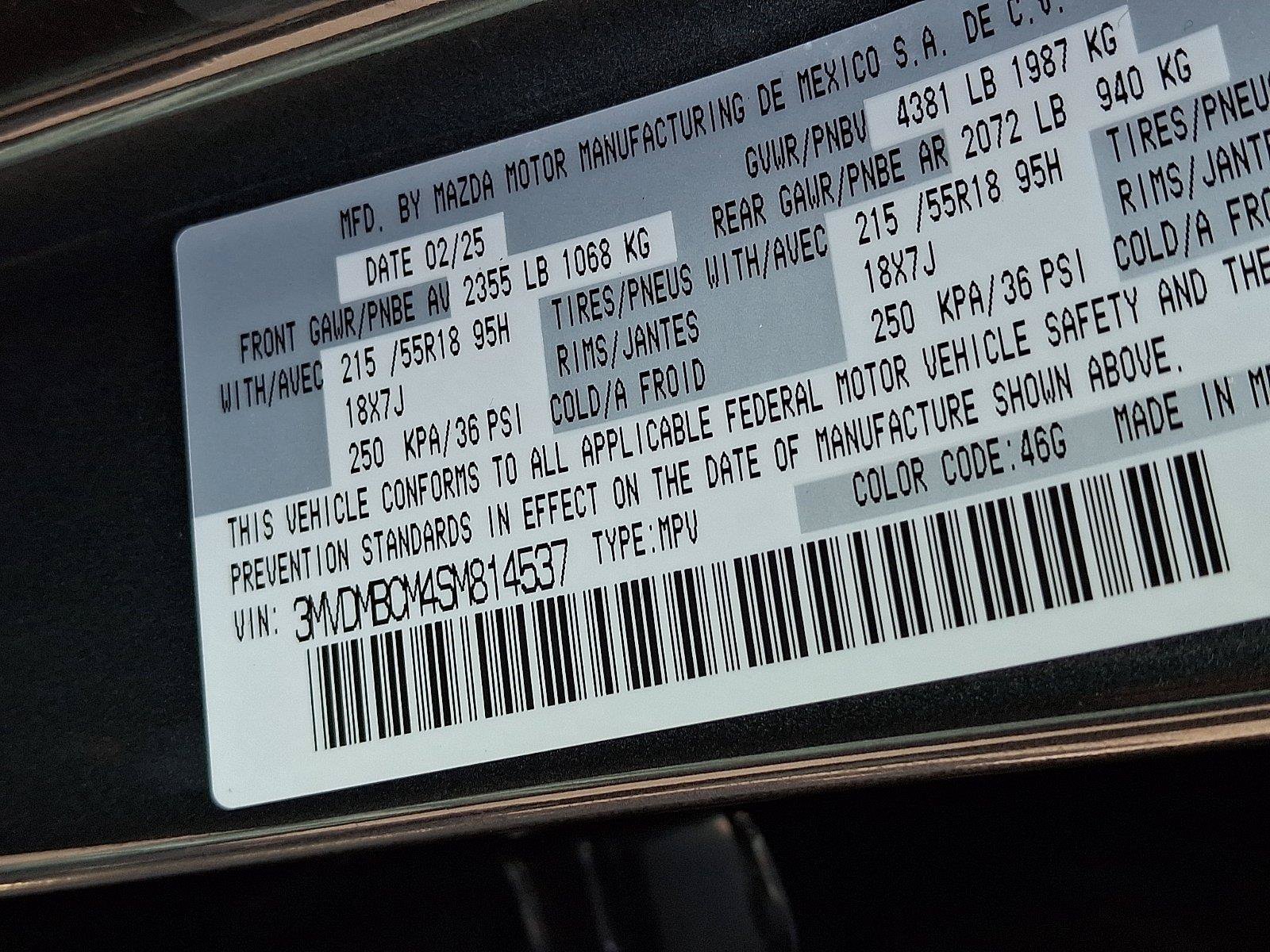 Certified 2025 MAZDA CX-30 AWD 2.5 S w/ Preferred Package image 29