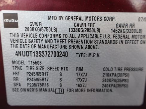 Used 2007 Isuzu Ascender S AWD/4WD image 43