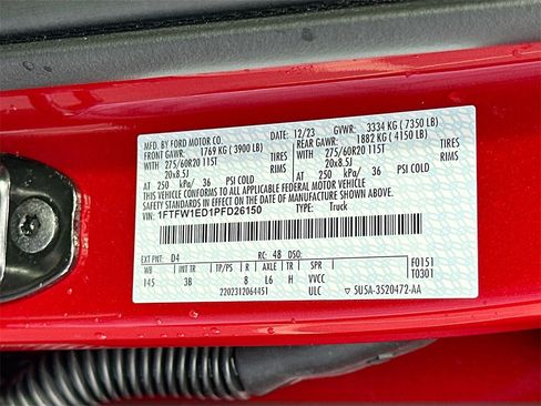 Used 2023 Ford F150 Platinum w/ Equipment Group 701A High image 33