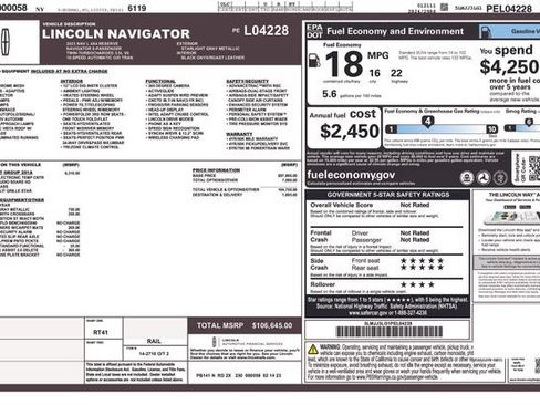 Certified 2023 Lincoln Navigator L Reserve AWD/4WD image 12