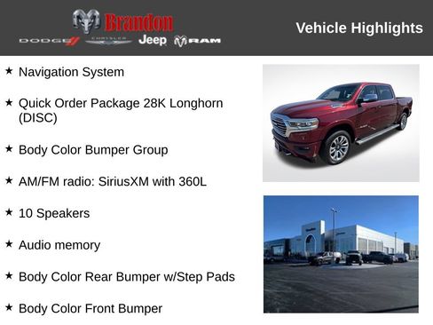 Used 2023 RAM 1500 Limited w/ Body Color Bumper Group AWD/4WD image 3
