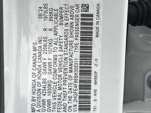 Used 2025 Honda Civic Sport image 24