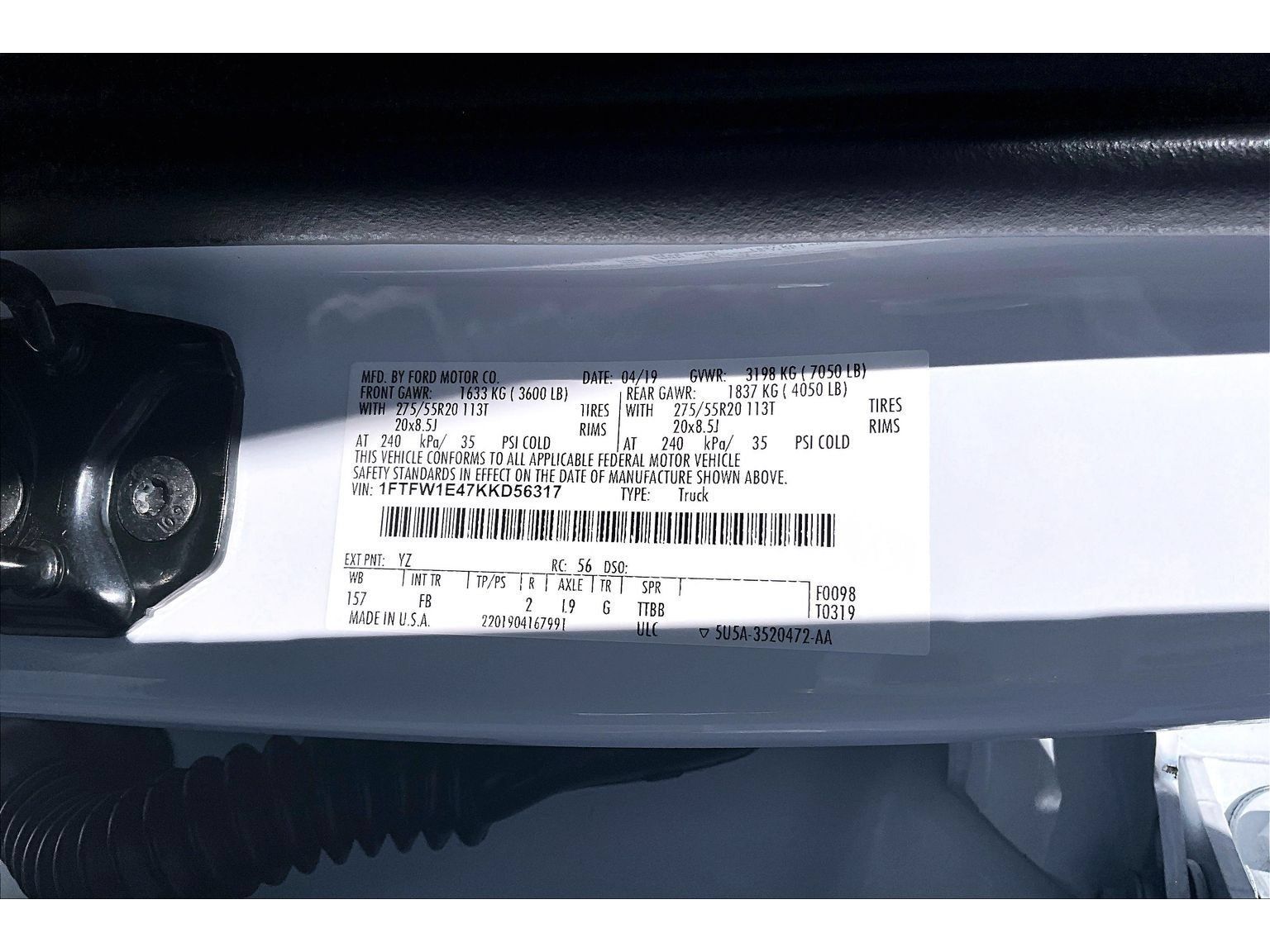 Used 2019 Ford F150 XLT w/ Equipment Group 302A Luxury AWD/4WD image 17