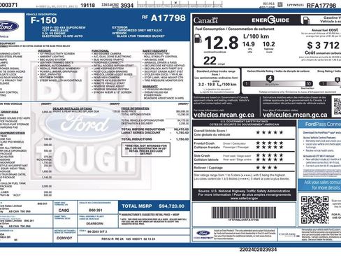 Certified 2024 Ford F150 Lariat w/ Equipment Group 502A High AWD/4WD image 35