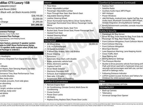 Used 2023 Cadillac CT5 Luxury image 58