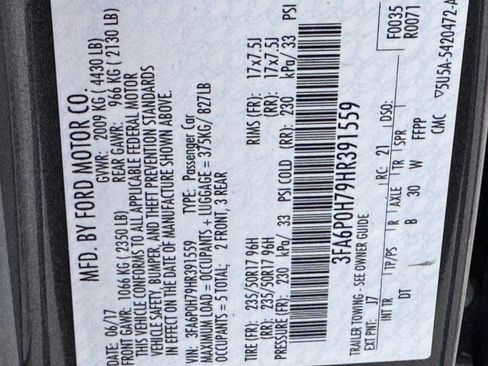 Used 2017 Ford Fusion SE image 37