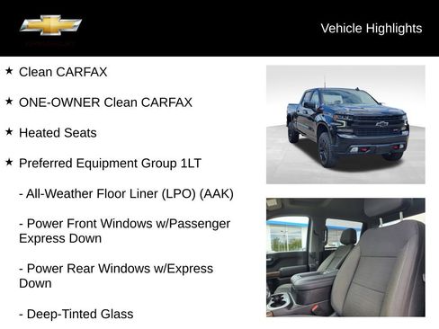 Used 2022 Chevrolet Silverado 1500 LT Trail Boss w/ Bed Protection Package AWD/4WD image 17
