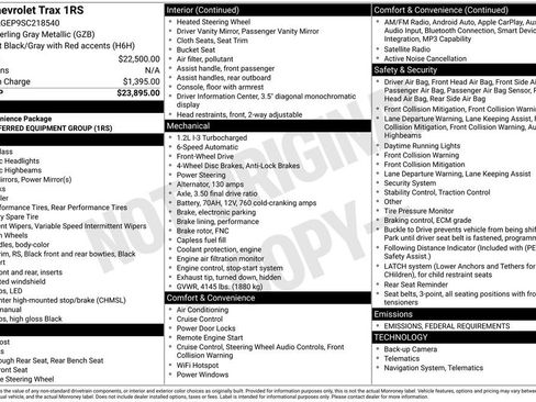 Used 2025 Chevrolet Trax RS image 10