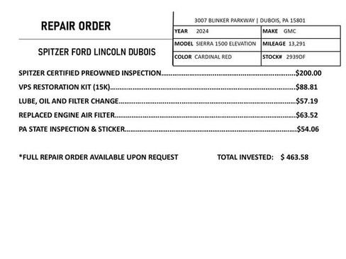 Used 2024 GMC Sierra 1500 Elevation image 4