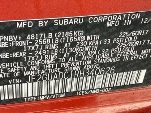 Used 2024 Subaru Crosstrek 2.0i Premium image 29