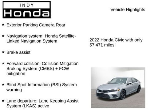 Used 2022 Honda Civic Sport Touring image 7