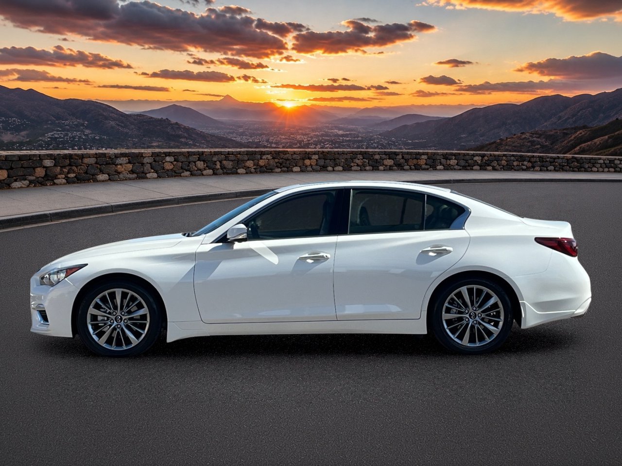 Certified 2023 INFINITI Q50 Luxe w/ Cargo Package RWD image 3