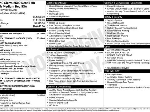 Used 2020 GMC Sierra 2500 Denali w/ Denali Ultimate Package image 10