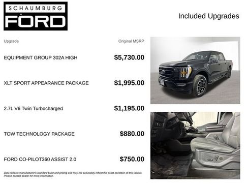 Used 2021 Ford F150 XLT w/ Equipment Group 302A High image 4