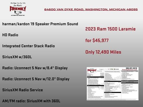 Used 2023 RAM 1500 Laramie AWD/4WD image 8