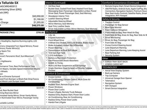 Used 2024 Kia Telluride SX w/ Towing Package FWD image 15