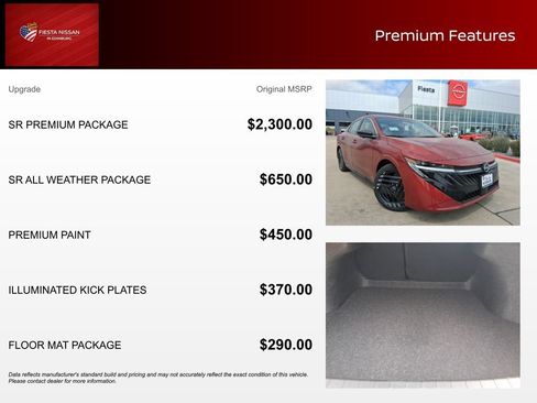 New 2026 Nissan Sentra SR w/ SR Premium Package FWD image 3