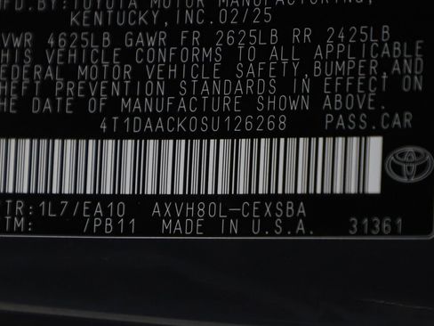 Used 2025 Toyota Camry SE w/ Multimedia Upgrade Package image 24