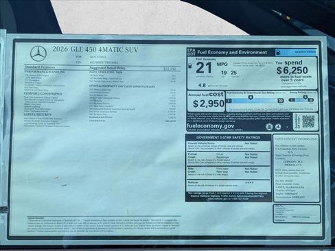 New 2026 Mercedes-Benz GLE 450 4MATIC image 18