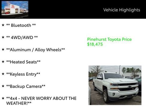 Used 2017 Chevrolet Silverado 1500 LT w/ All Star Edition image 7