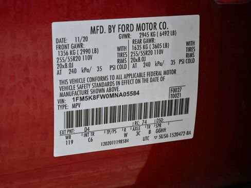 Used 2021 Ford Explorer Limited w/ Hybrid Equipment Group 310A AWD/4WD image 24