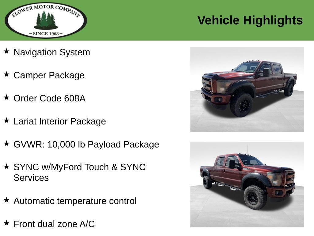 Used 2016 Ford F250 Lariat w/ Lariat Interior Package AWD/4WD image 5