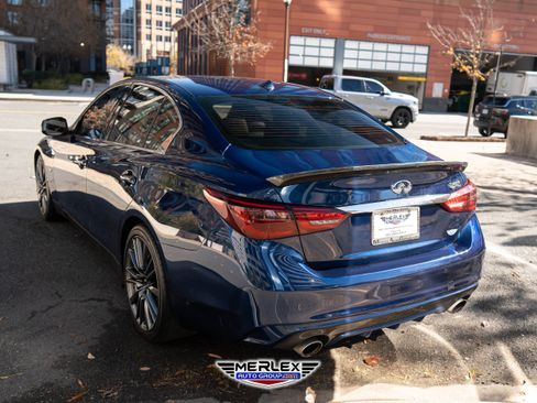 Used 2018 INFINITI Q50 Red Sport 400 w/ Sensory Package (Sport) image 5