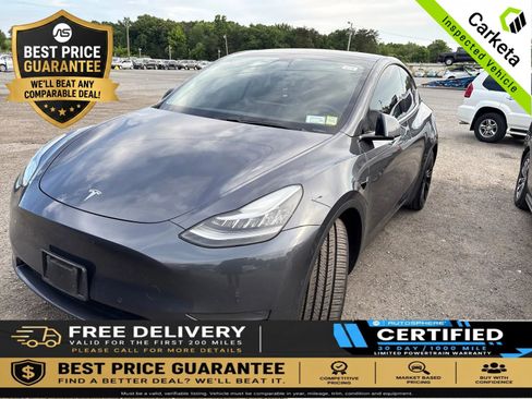 Used 2020 Tesla Model Y Long Range AWD/4WD image 1