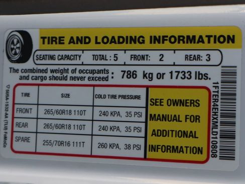 Used 2021 Ford Ranger XL w/ Equipment Group 101A High RWD image 52