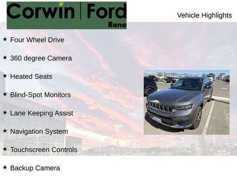 Used 2025 Jeep Grand Cherokee L Limited w/ Luxury Tech Group II AWD/4WD image 8