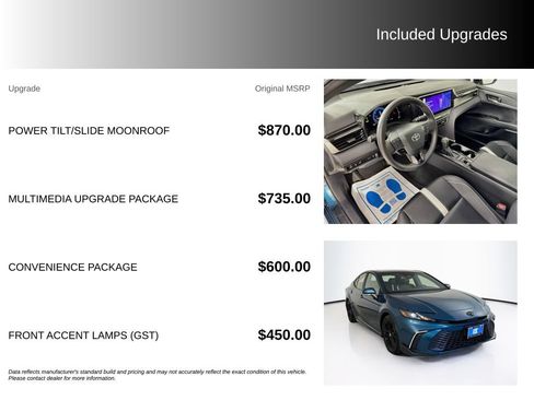 Used 2025 Toyota Camry SE w/ Multimedia Upgrade Package FWD image 5