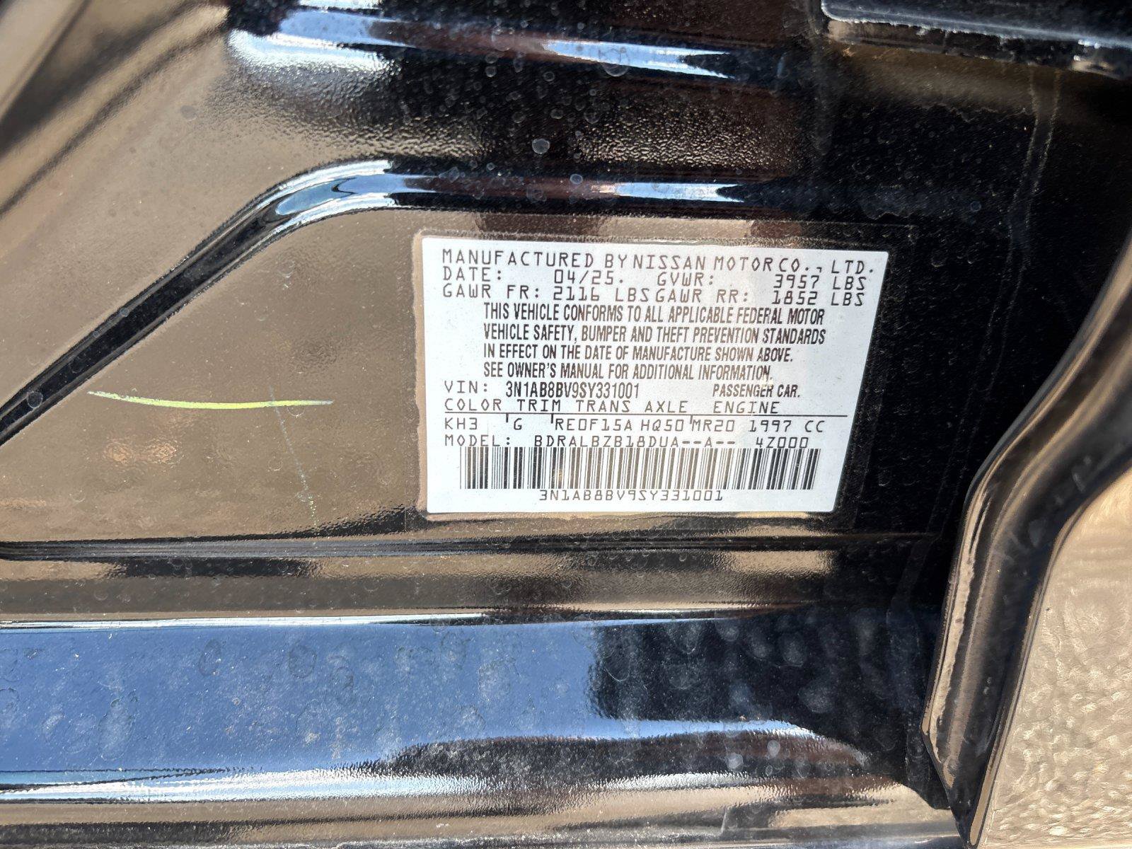Used 2025 Nissan Sentra S FWD image 12