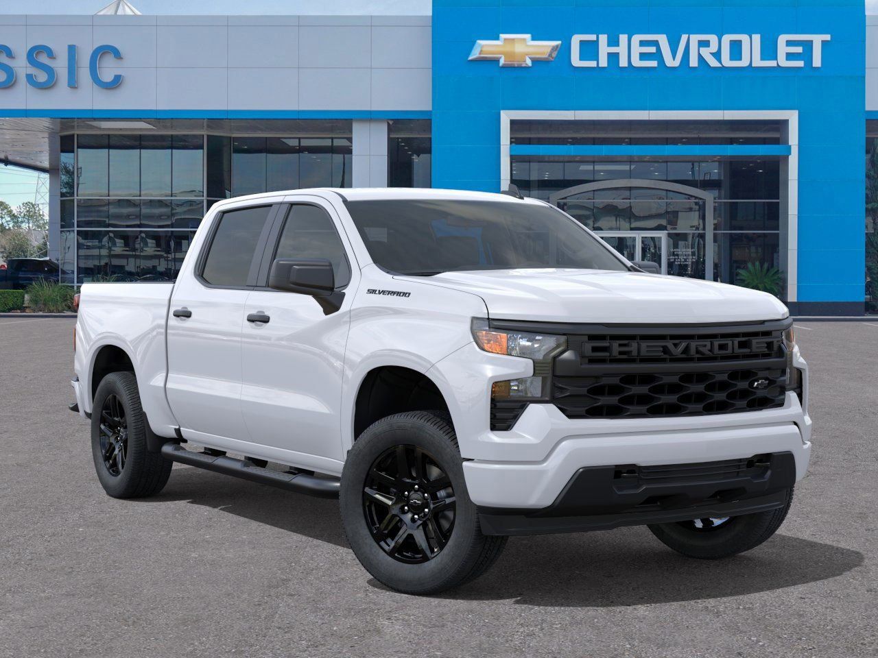 New 2024 Chevrolet Silverado 1500 Custom w/ LPO, Dark Essentials Package RWD image 7