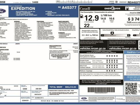 Certified 2024 Ford Expedition Max Limited AWD/4WD image 6