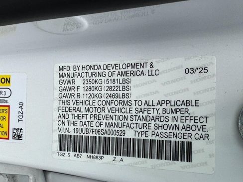 Certified 2025 Acura TLX Type S AWD/4WD image 28