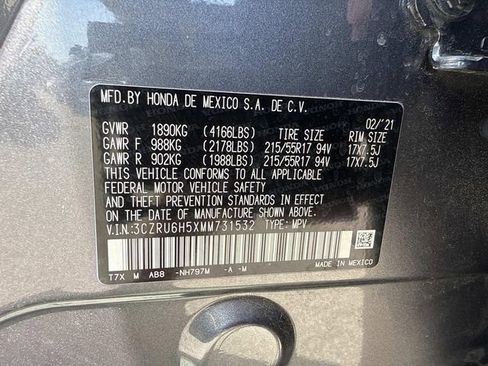 Used 2021 Honda HR-V EX image 30