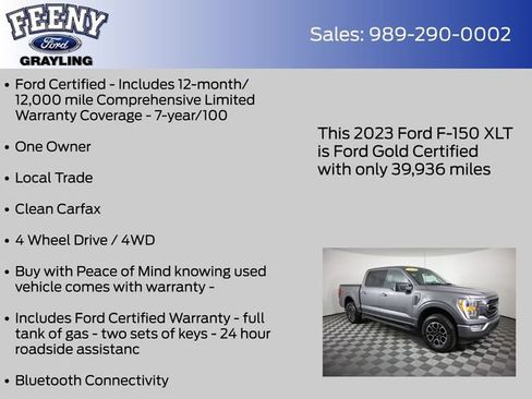 Certified 2023 Ford F150 XLT w/ Equipment Group 302A High AWD/4WD image 5