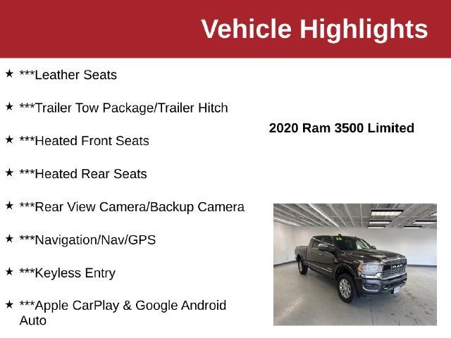 Used 2020 RAM 3500 Limited AWD/4WD image 10