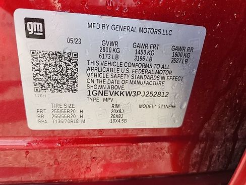 Certified 2023 Chevrolet Traverse Premier w/ LPO, Floor Liner Package AWD/4WD image 46