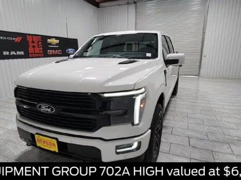 New 2025 Ford F150 Platinum w/ Equipment Group 702A High image 3