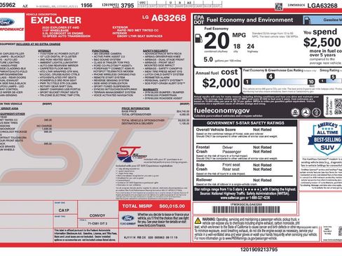 Used 2020 Ford Explorer ST w/ ST Street Pack image 37