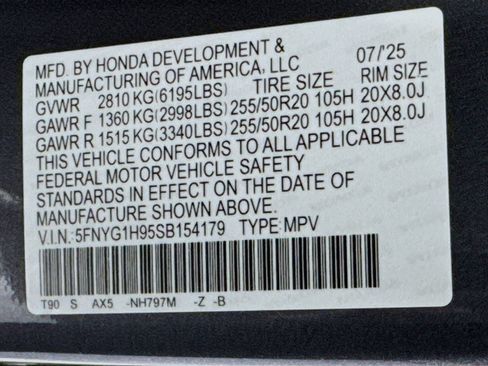 New 2025 Honda Pilot Black Edition image 35