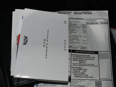 Used 2024 Cadillac CT5 V Blackwing w/ Carbon Fiber Package 2 RWD image 98