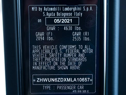 Used 2021 Lamborghini Aventador SVJ AWD/4WD image 62